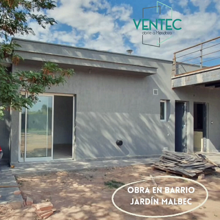 Obra en Barrio Jardín Malbec
